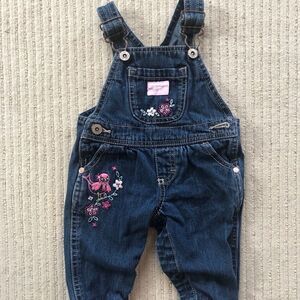 OshKosh Denim Vestbak Snap Bottom Overalls